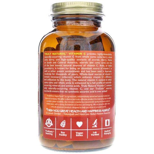 Truly Natural Vitamin C Capsules, SFN